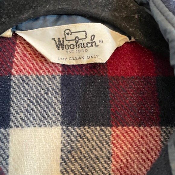 Woolrich Vintage Plaid Button-Down Wool Blend Shirt, Size Small. - Picture 3 of 6